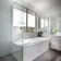 Vena Biana White Flat Gloss Marble Effect Metro 30x10 Wall Tiles