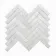 Natural Carrara Grey Herringbone Marble Mosaic Tiles