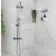 Deluxe Blanco Light Grey Polished Onyx Marble Effect Tiles
