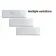Vena Biana White Flat Gloss Marble Effect Metro 30x10 Wall Tiles