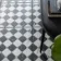 Canterbury Victorian Black & White Matt Marble Patterned Tiles