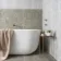 Meraki White Gloss Kitt-Kat Mosaic Effect Wall Tiles