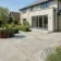 Myrtos Beige Stone Effect Porcelain Paving Slabs 20mm
