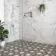 Scintilla Night Black Star Pattern Wall and Floor Tiles