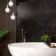 Trepanel Aqua Luxe® Black Marble Effect Embossed Satin SPC Wall Panel 4 Pack (Covers 2.80 SQM)