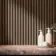 Trepanel Aqua 3D® Waterproof Walnut Brown Wood Effect Reeded Wall Panel 3 Pack (Covers 1.80 SQM)