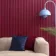 Trepanel® Windsor Wine Red Matt Acoustic Wall Panels