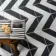 Zebra Black and White Patterned Matt Striped 223x223 Tiles