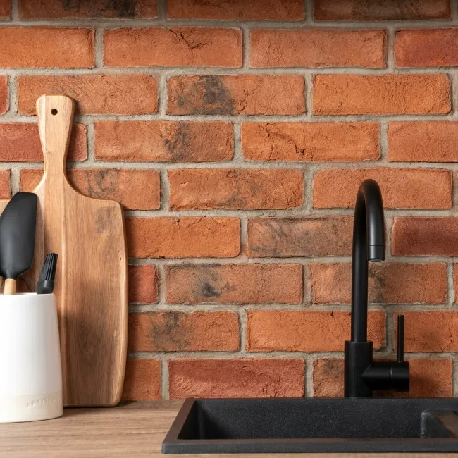 Mixed 15mm Brick Slips Red Blend