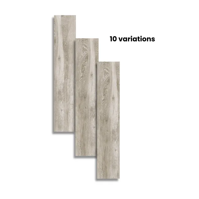 Atelier Taupe Wood Effect Anti Slip Porcelain Floor Tile