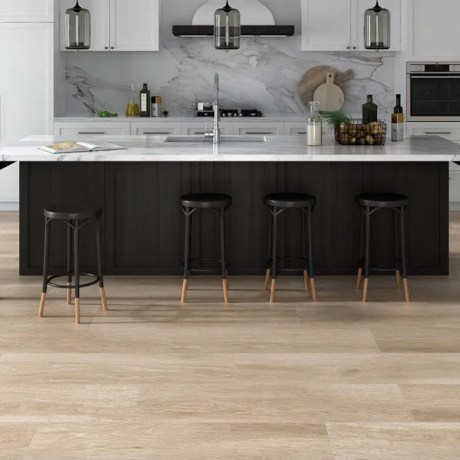 Atelier Beige Wood Effect Anti Slip Porcelain Floor Tile