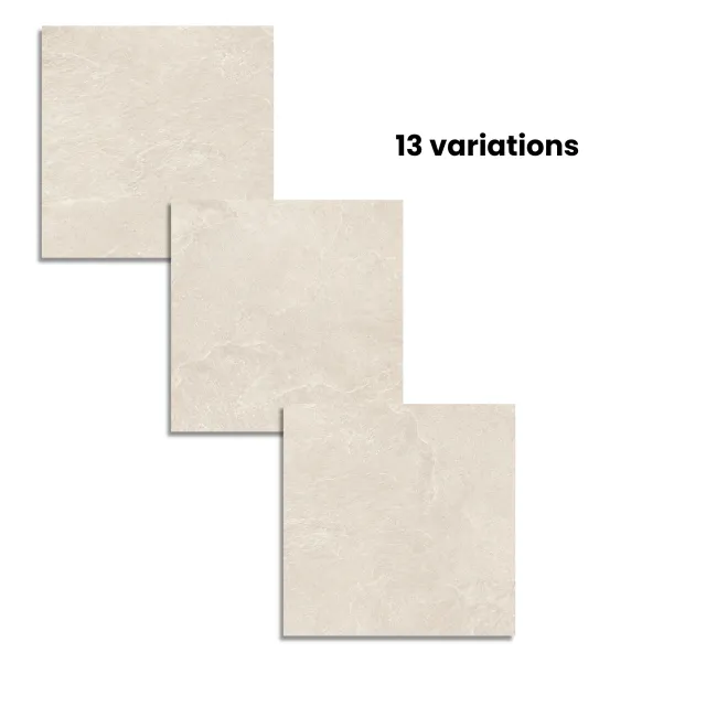 Ardesia Ivory Stone Effect Matt Large Porcelain Tile
