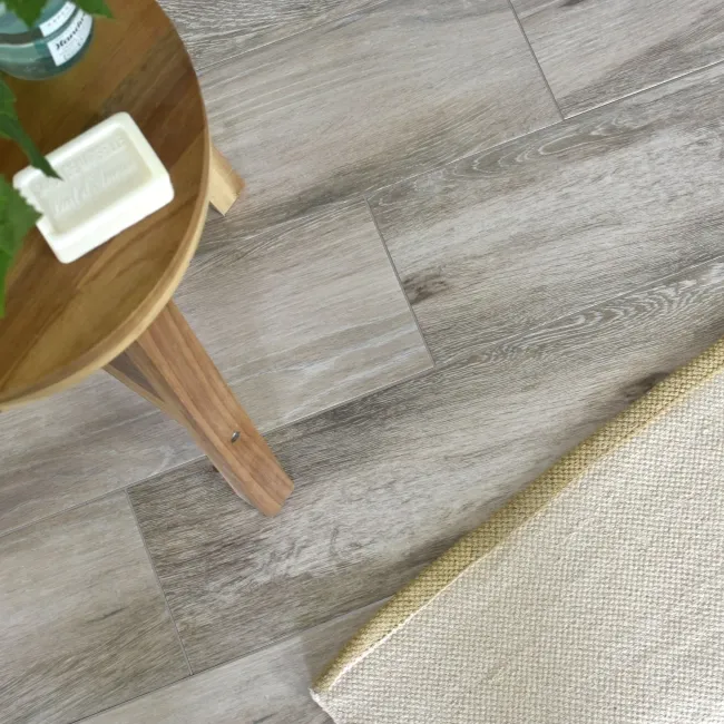 Atelier Grey Wood Effect Anti Slip Porcelain Floor Tile