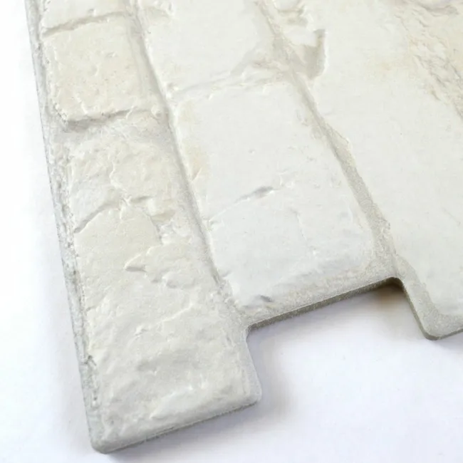 Rustic Masonry Dove White Brick Effect Tiles