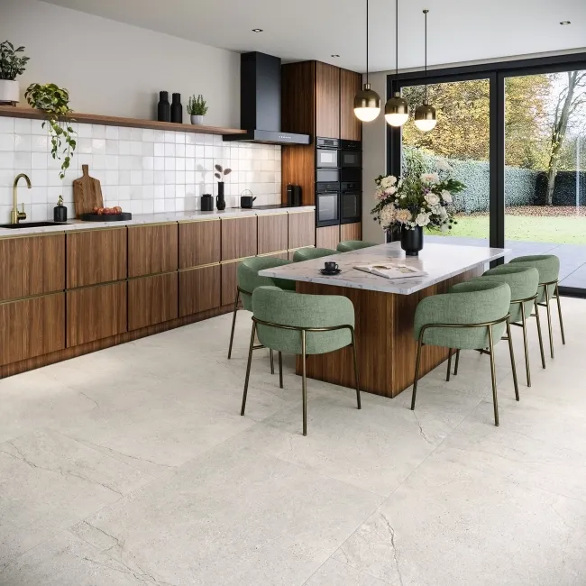 Ambleside Grey Matt Stone Effect Wall and Floor Tiles
