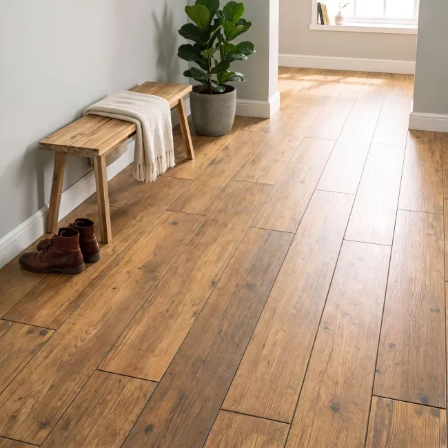 Royal Oak Plank Wood Effect Porcelain Floor Tiles