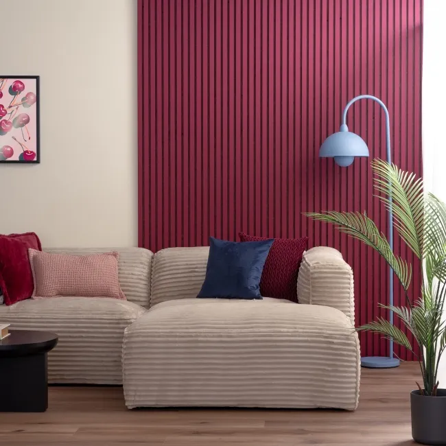 Trepanel® Windsor Wine Red Matt Acoustic Wall Panels