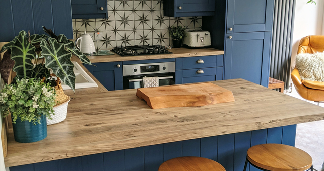 Miche Created a Striking Kitchen Splashback with Our Astral Tiles