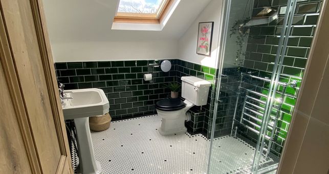 Emily Used Our Metro and Pixel Tiles to Create a Period Look in Her Bathroom