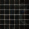 Solar Glass Black Sparkle Mosaic Tiles