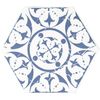 Souk Sapphire Hexagon Tiles