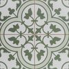 Ledbury Olive Green Pattern Wall and Floor Tiles