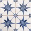Cinders® Lux Star Azure Layer Tech Pattern Tiles