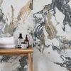 Deluxe White Beauty Marble Effect Tiles