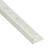 White 8mm PVC Straight Edge Tile Trim