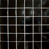 Bijou Square Gloss Black Large Mosaic Tiles