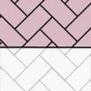 Covent Garden Gloss Pink Mini Metro Tiles