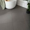 Lounge Matt Dark Grey Stone Effect 600x600 Floor Tiles