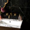 Deluxe Midnight Ultra Gloss Black Marble Effect Tiles