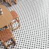 Winslow White Matt Patterned Floor Tiles