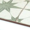 Scintilla Olive Green Star Pattern Tiles