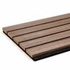 Trepanel® Smoked Oak Wide Slat Acoustic Wood Panels