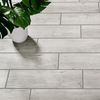 Friston Grey Oak Wood Effect Porcelain Floor Tiles