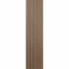 Trepanel Design® Curve Smoked Oak Acoustic Wood Slat Wall Panels