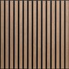 Trepanel® Smoked Oak Square Acoustic Wood Slat Panels