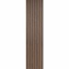 Trepanel® Walnut Brown Wide Slat Acoustic Wood Panels