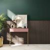 Trepanel® Walnut Brown Half Wall Wood Slat Panels