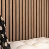 Trepanel® Smoked Oak Acoustic Wood Slat Panels