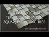Tephra Dusted Moon Square Mix Mosaic Tiles