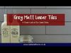 Linear Grey Matt Brick Tiles