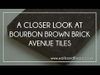 Bourbon Brown Brick Tiles