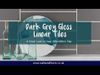 Linear Gloss Dark Grey Brick Tiles