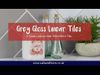 Linear Grey Gloss Brick Tiles