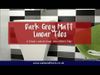 Linear Dark Grey Matt Brick Tiles