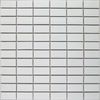 Pixel White Brick Matt 23x48 Mosaic Tiles