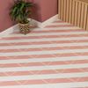 Zebra Pink and White Matt Striped Wall and Floor Tiles